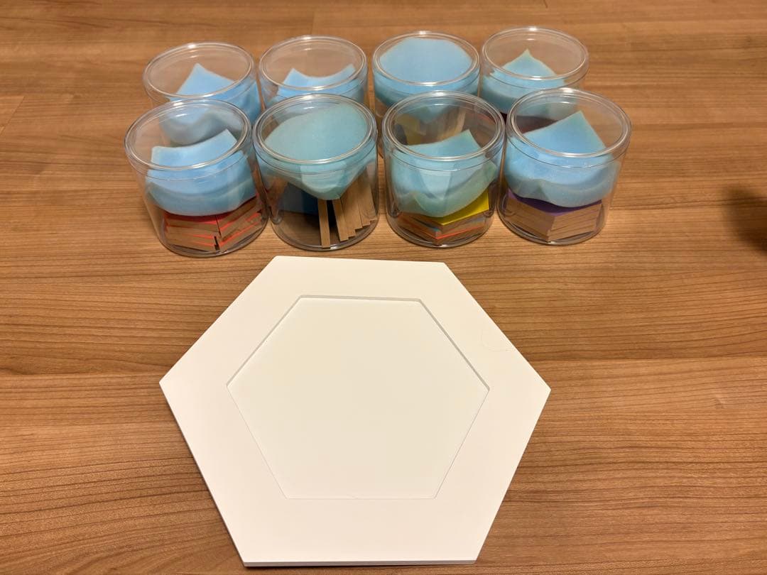 童具館　ケルンモザイク45 六角セット　パターンボード45六角