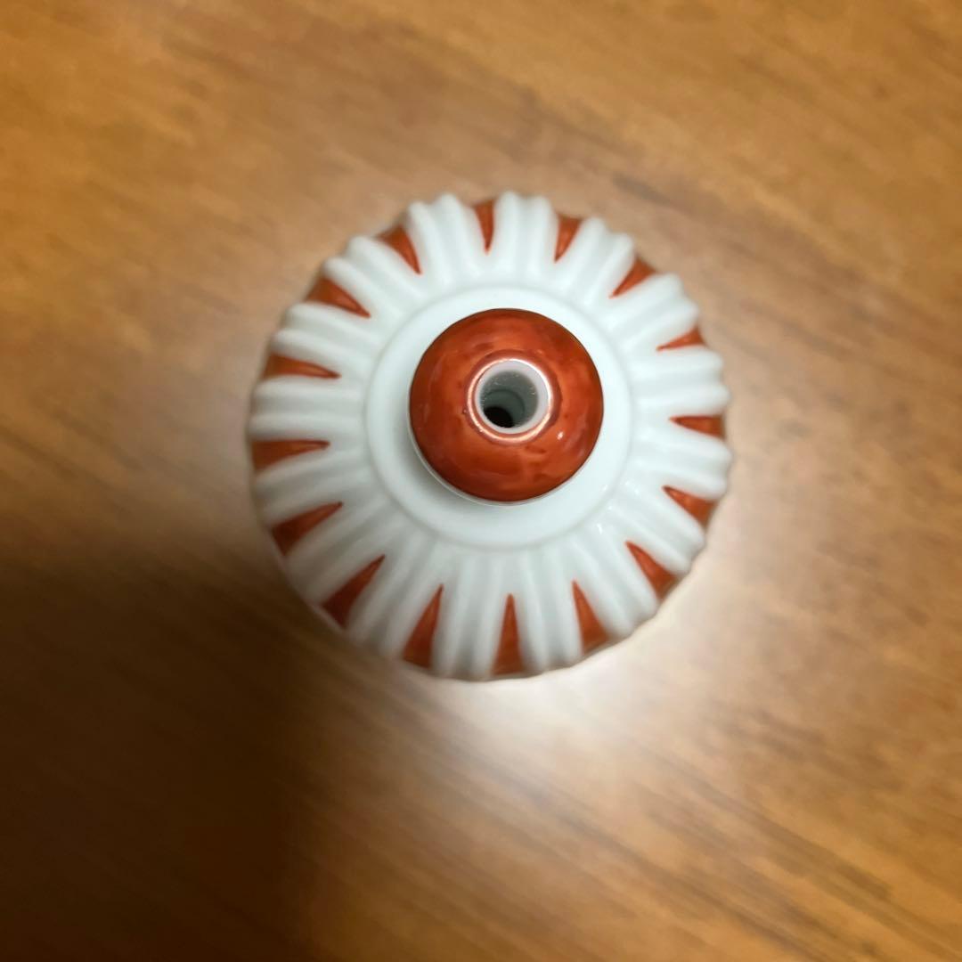 人間国宝　十四代　酒井田柿右衛門　岩牡丹文　水差