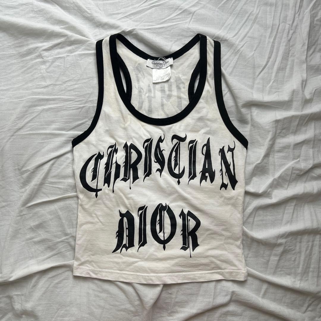 クリスチャンディオール　ジョンガリアーノ期　タンクトップ