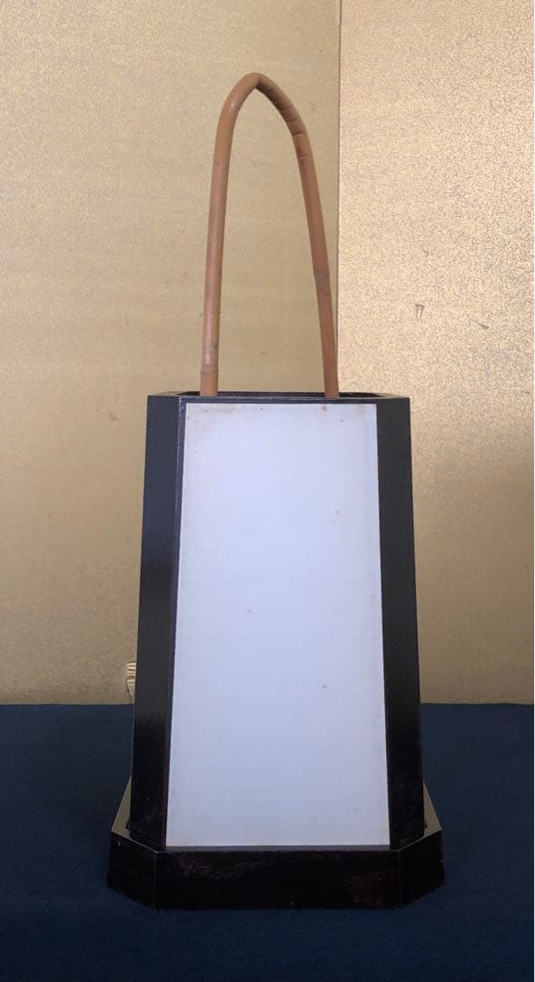 《R》溜 足元行燈 一対 行灯 露地 夜咄 茶道具 元箱　260114き3