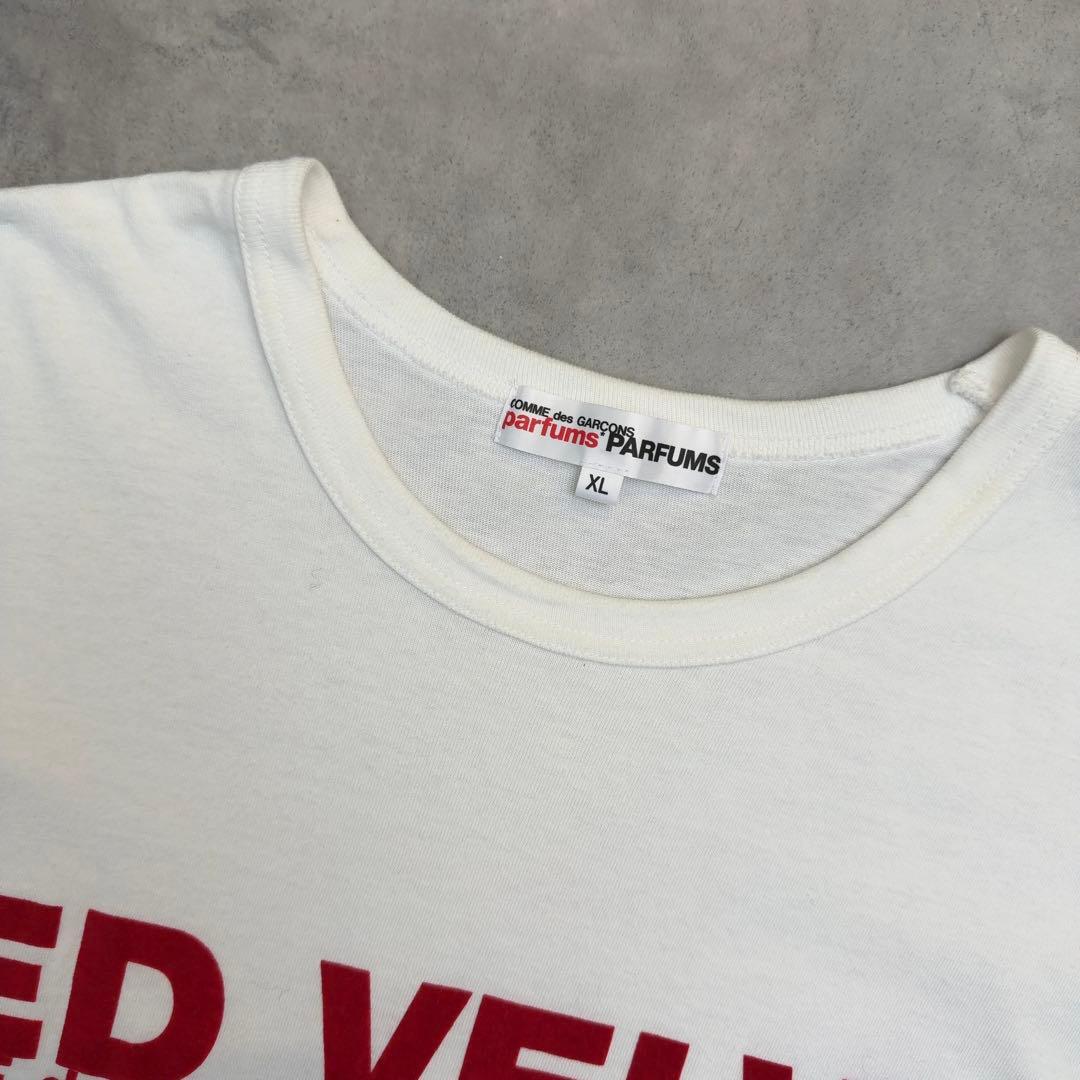 取引中 【コムデギャルソンパルファムス 】XL レッドベルベット Tシャツ