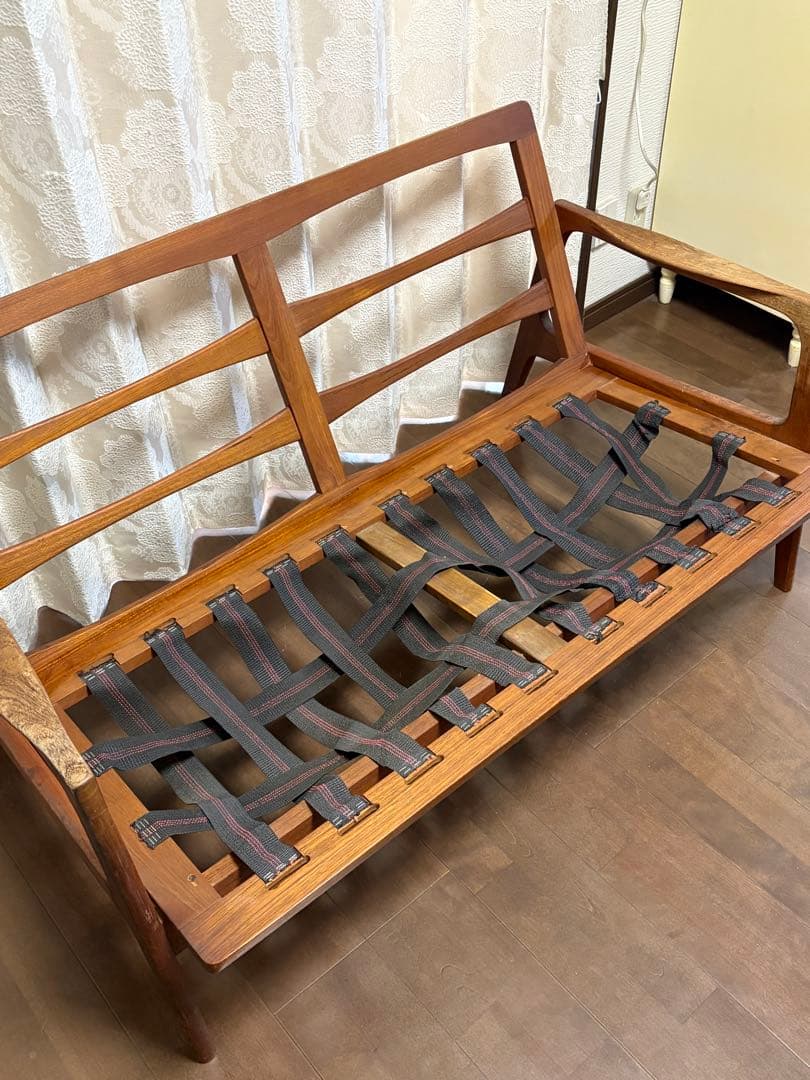 デンマーク製 ヴィンテージ家具　2シートソファ　北欧家具　2人掛けソファ