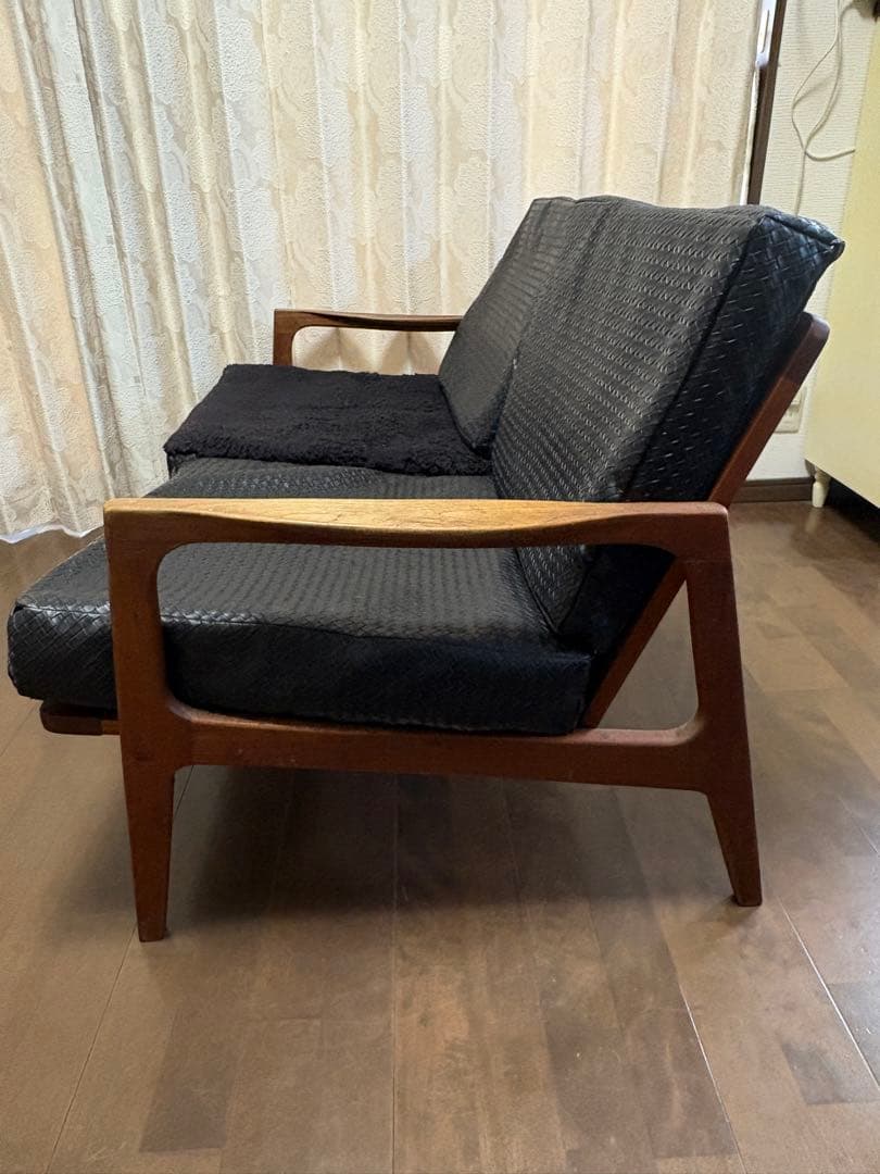 デンマーク製 ヴィンテージ家具　2シートソファ　北欧家具　2人掛けソファ