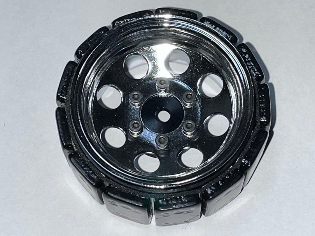 美品★【SSD 1.55インチ スチール 8穴ホイール（クローム）】TF2