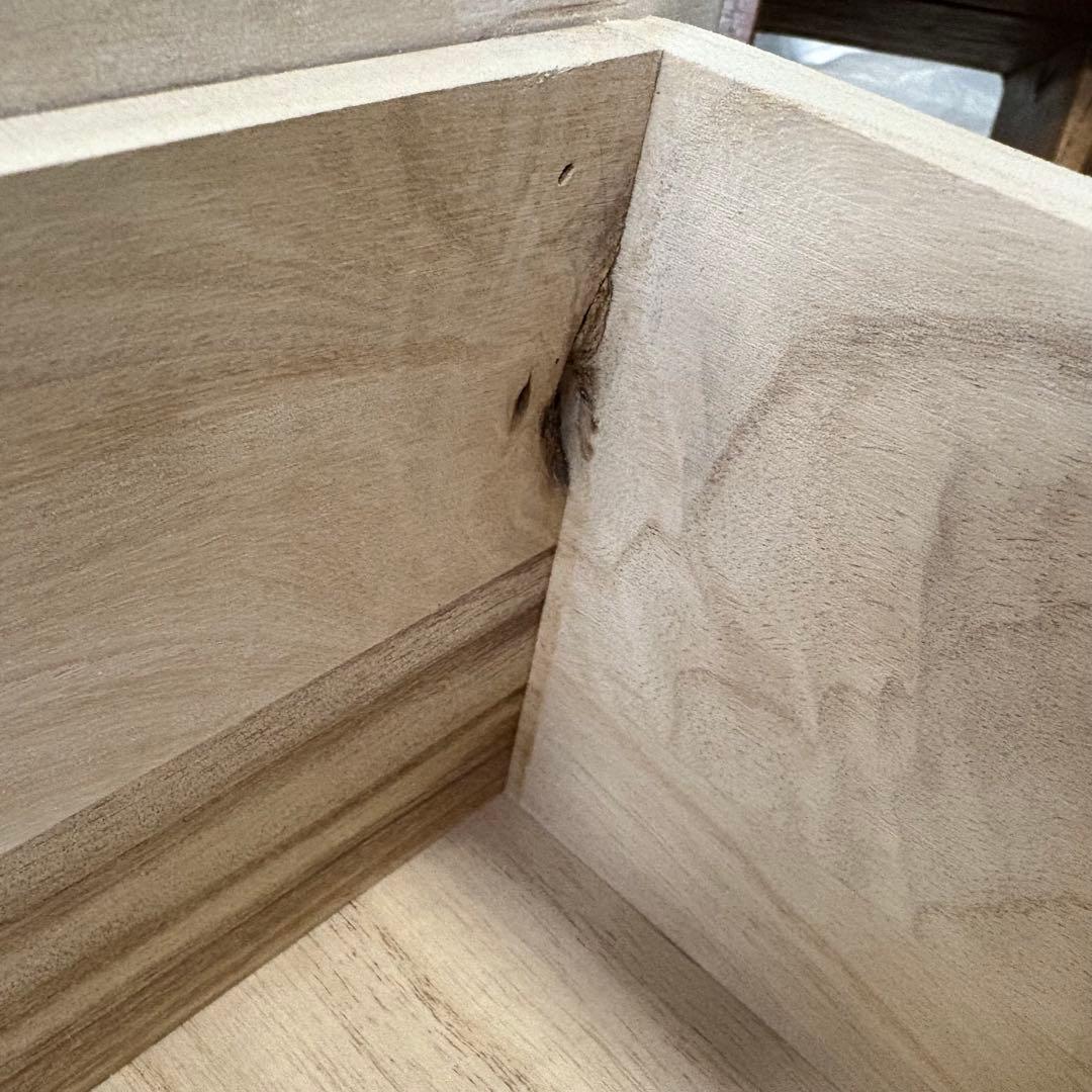 訳あり品【131】フレンチカントリー調ホワイトサイドキャビネット飾り棚収納家具