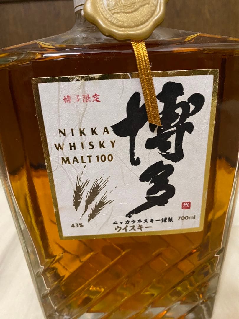 ニッカウイスキー博多　NIKKA MALT100 700ml