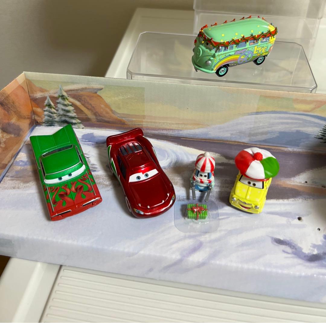 カーズ、ミニカー（マテル）クリスマス、ドック・ハドソン、ルイージ