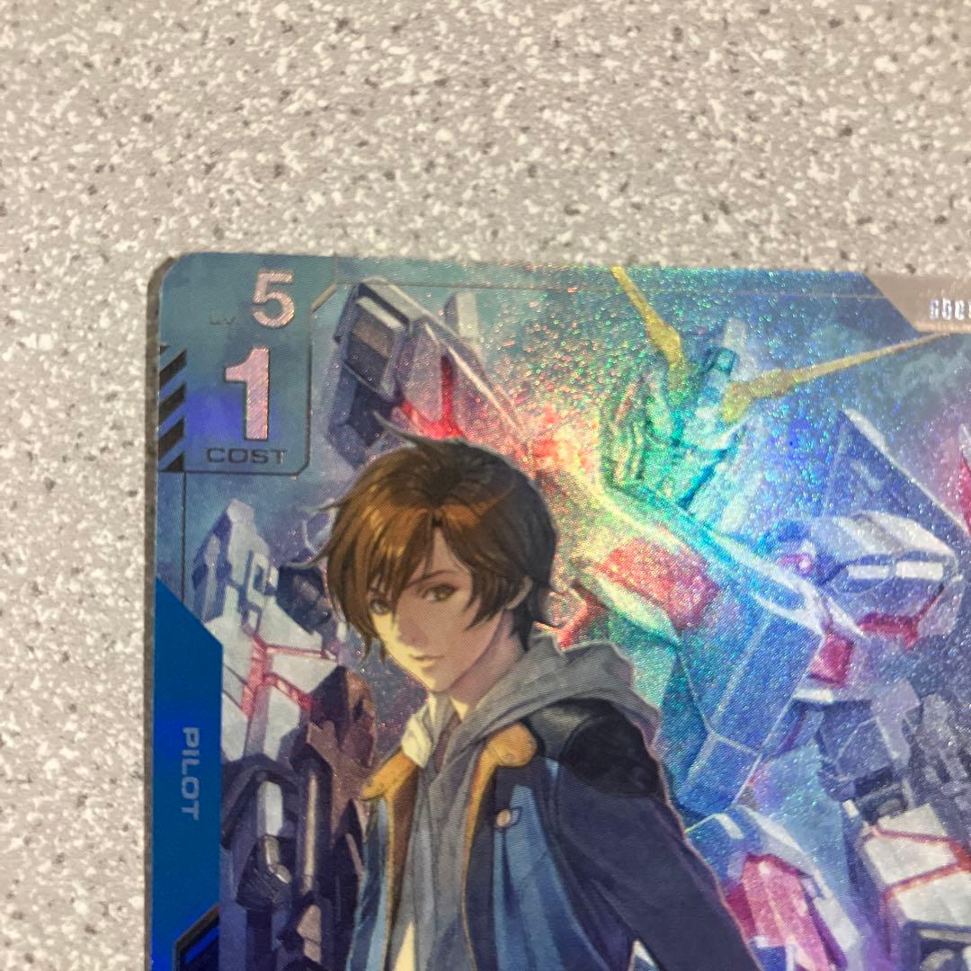 ☆ガンダムカードゲーム☆バナージ・リンクス☆パラレル☆未使用☆β版☆