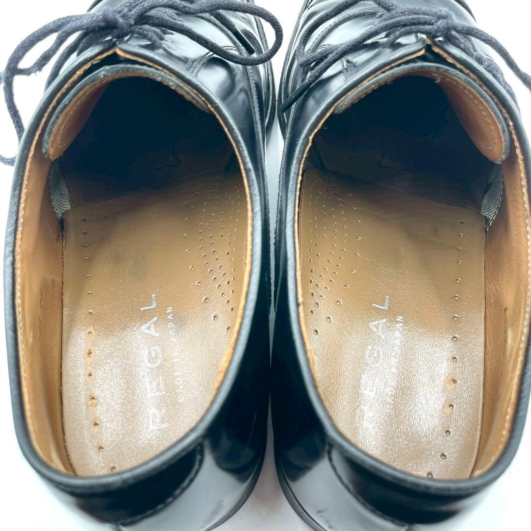 リーガル ビジネスシューズ 315R 内羽根 ストレート 黒 25 Y1260