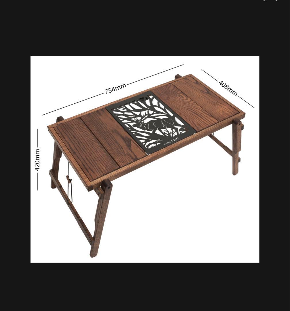 KIMI CAMP 木製折りたたみインフィニティテーブル