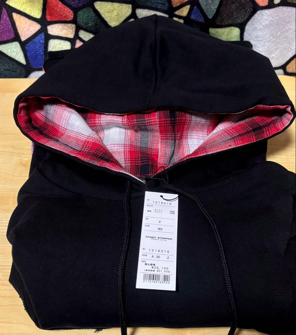 LiSA×Candy stripper コラボレーションパーカー