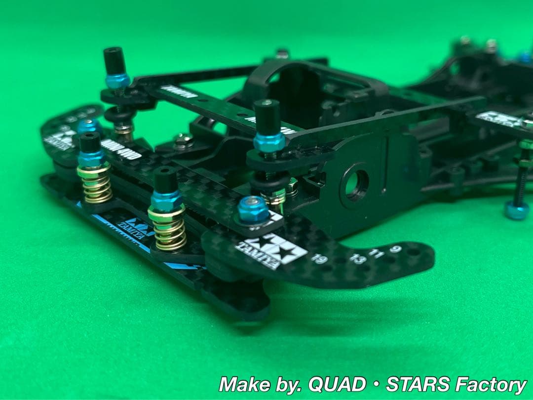 【ミニ四駆・FM-A用】2軸ATピボット＋2軸ATスラダン＋1軸リヤアンカー