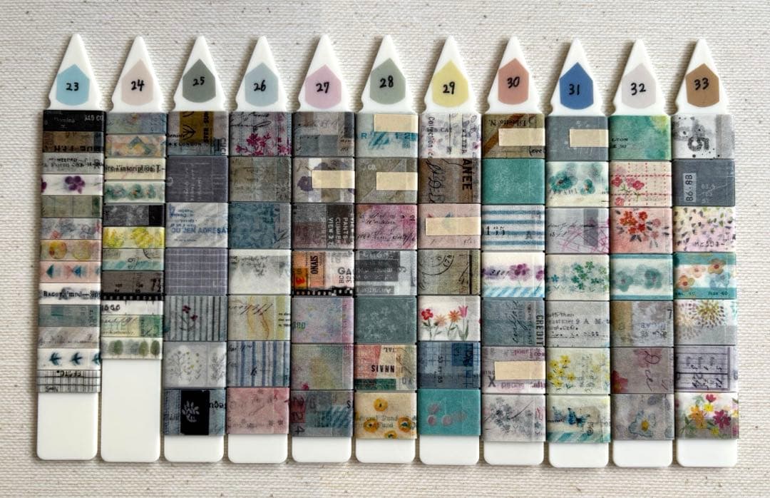 つばさ　ヨハク　マスキングテープ333種類　各約50cmお裾分け　切り売り