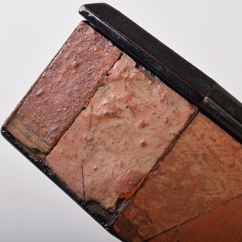 茶道具　熱田神宮古材　八角香合　書付箱　M　R8414