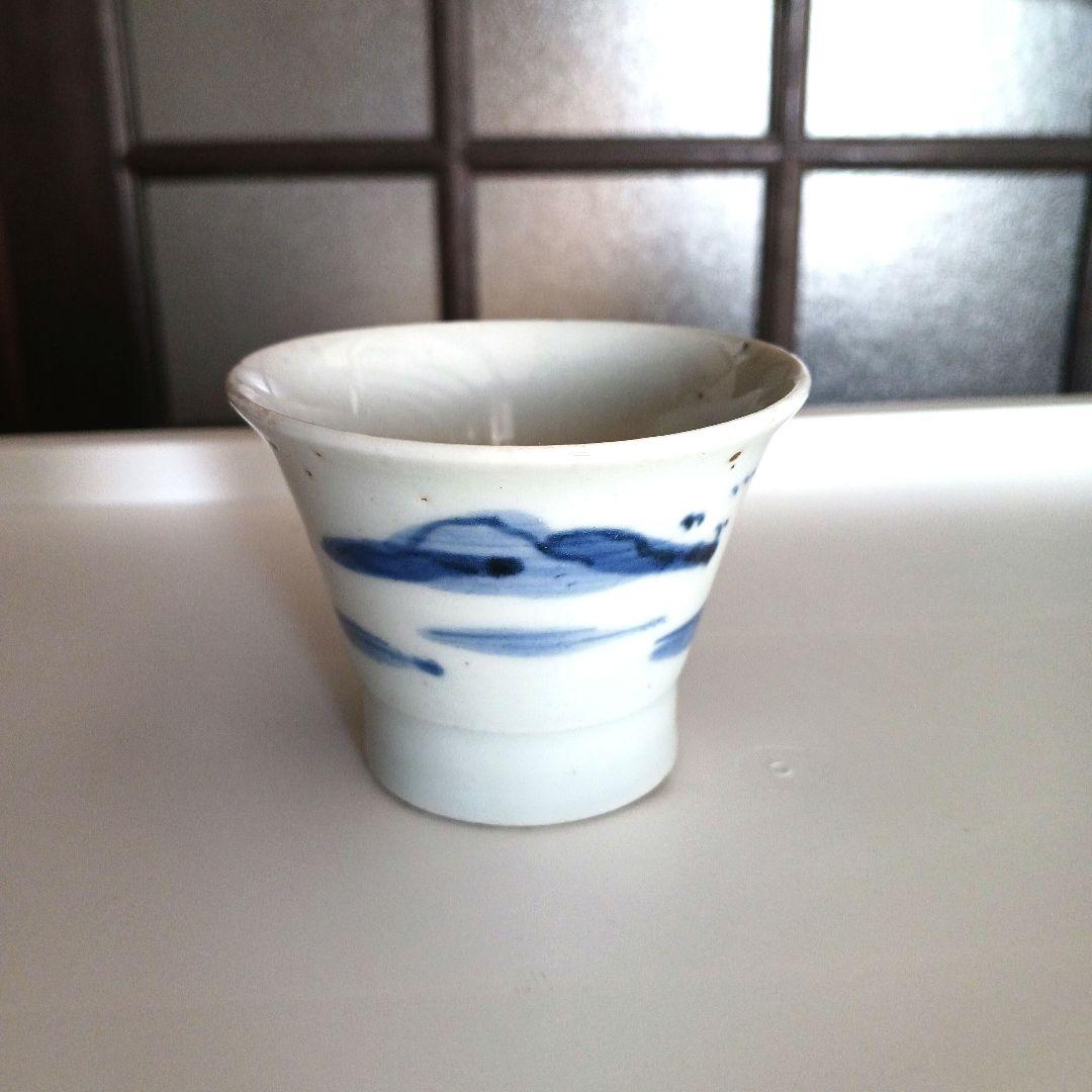 古伊万里　染付け　蕎麦猪口