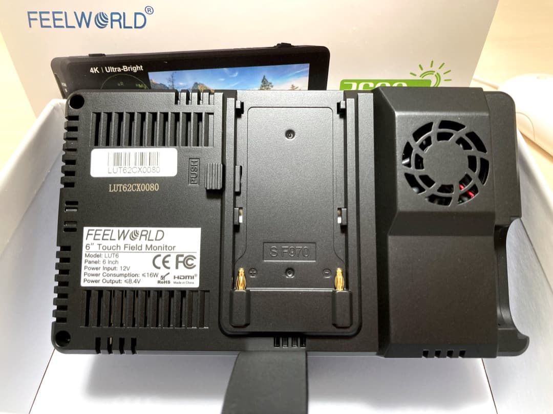 【美品】FEELWORLD field monitor LUT6 6インチ