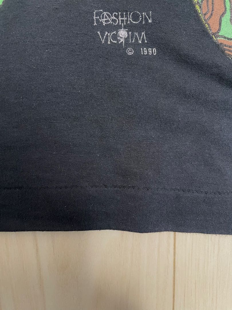 90s fasion victimスカルTシャツtattoo ヴィンテージ