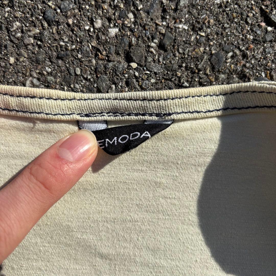 00s archive　ライダースジャケット ホワイト モード系　変形　ギミック