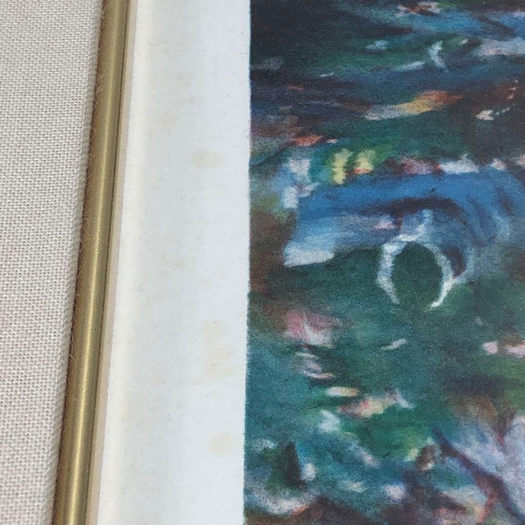 クロード・モネ　「睡蓮」　リトグラフ　版上サイン・エディション有り