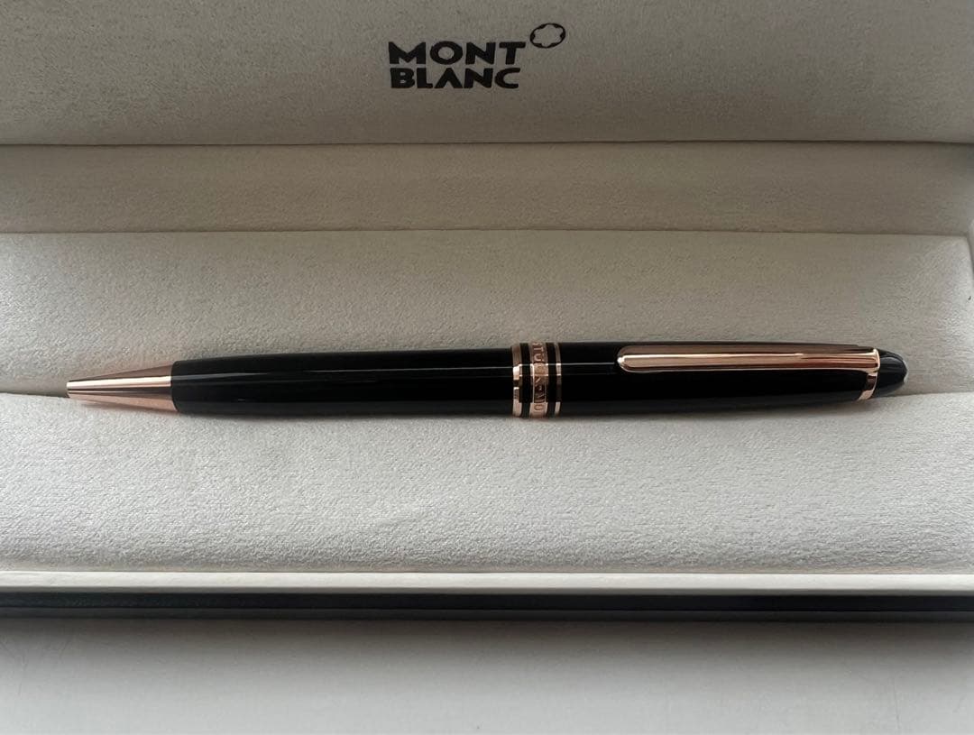 【新品】MONT BLANC ボールペン マイスターシュテュック レッドゴールド