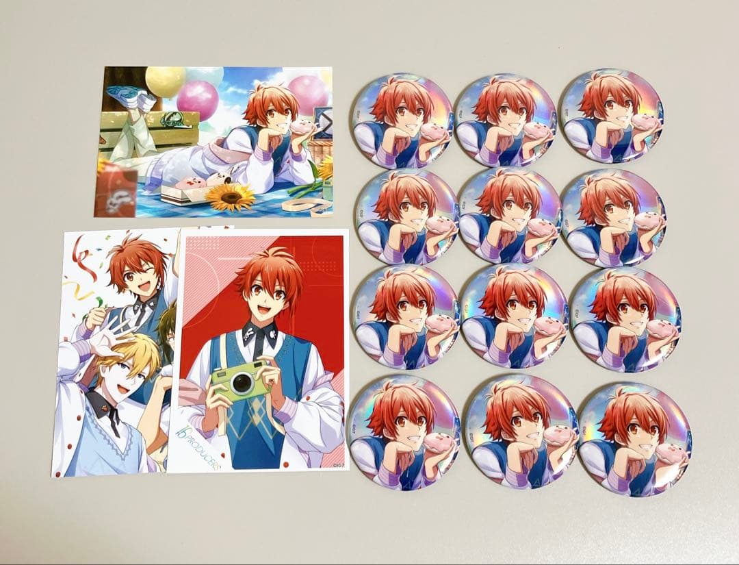 七瀬陸　陸　アイナナ　16producers 16pro 缶バッジ　ブロマイド