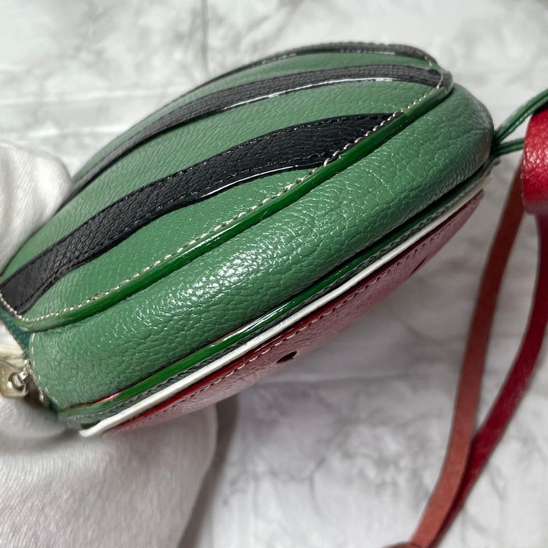 IBIZA イビサ　ポーチ　小銭入れ　スイカ　レザー　ケース　フルーツ