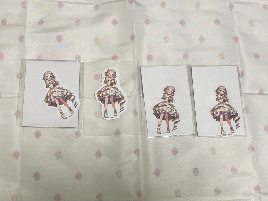 にじさんじ 町田ちま 妖怪万化 6周年 6th 缶バッジ チェキ風 お札風カード