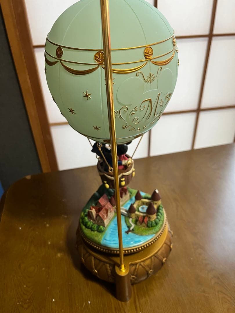 難あり【未使用】非売品 ミッキー＆ミニー バルーンランプ　オルゴール