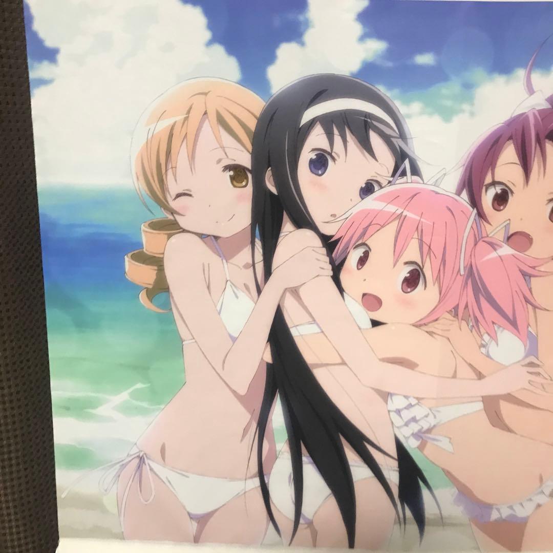 ［激レア品！］ まどかマギカ 水着 Ｂ1 タペストリー コミケ限定 美品！