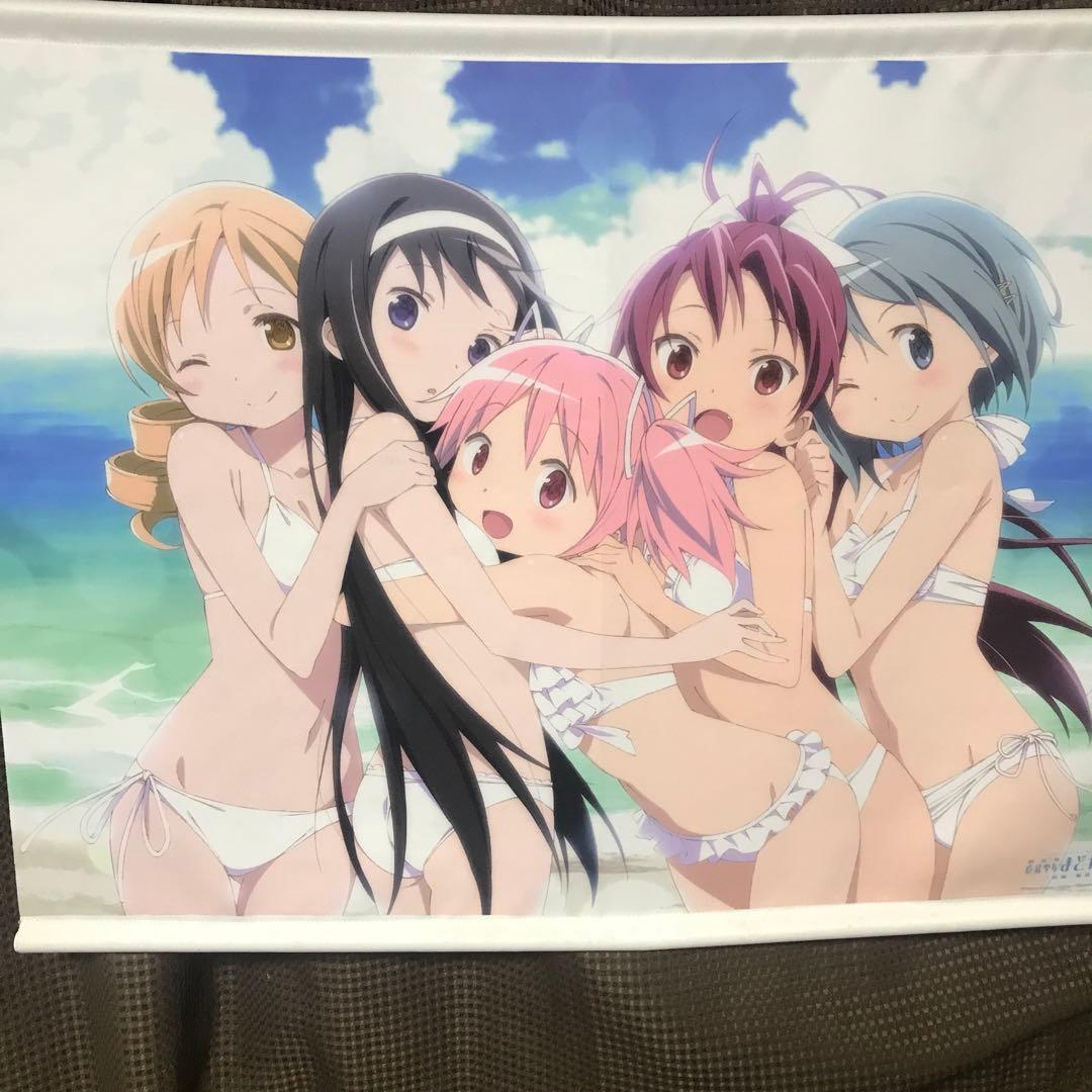 ［激レア品！］ まどかマギカ 水着 Ｂ1 タペストリー コミケ限定 美品！