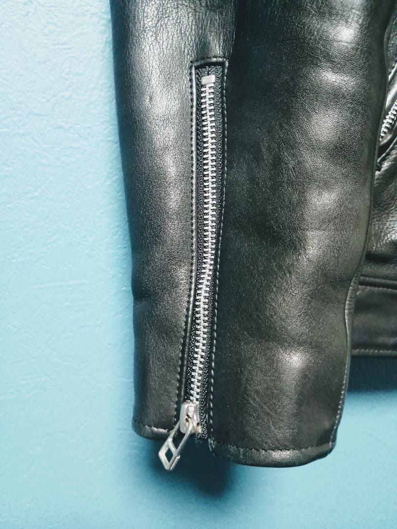 CRIMIE レザーシングルライダースジャケット