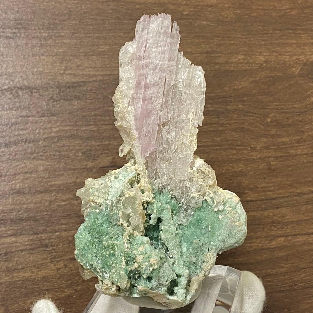 クンツァイト　クォーツ　ブルーアラゴナイト　鉱物標本　原石　天然石　ストーン