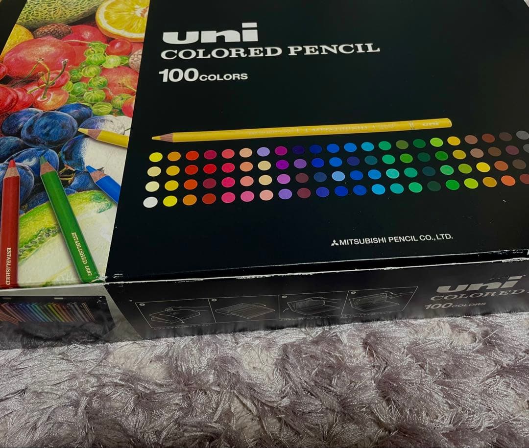 〈未開封・未使用〉uni 100色セット 色鉛筆　三菱鉛筆