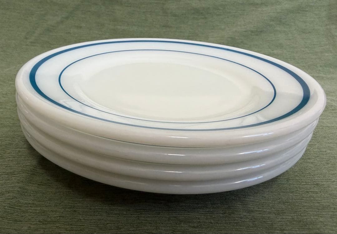 米軍 実物 PYREX デザートプレート4枚 USN①