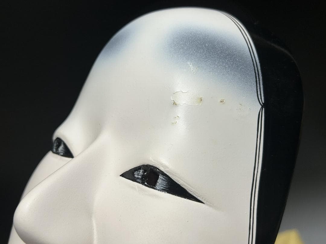 津田清峯 神楽面 伝統面　櫛稲田姫 能面 小面　木彫仕上げ