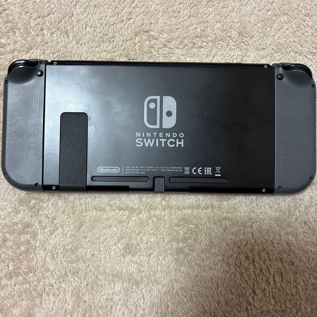 Nintendo Switch 本体 グレー キャリングケース付き