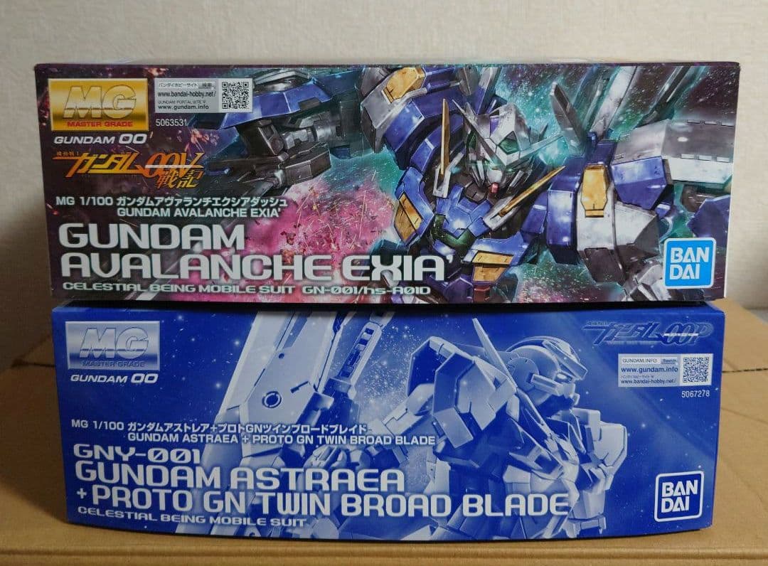 MG ガンダムアヴァランチエクシアダッシュ＆ガンダムアストレア