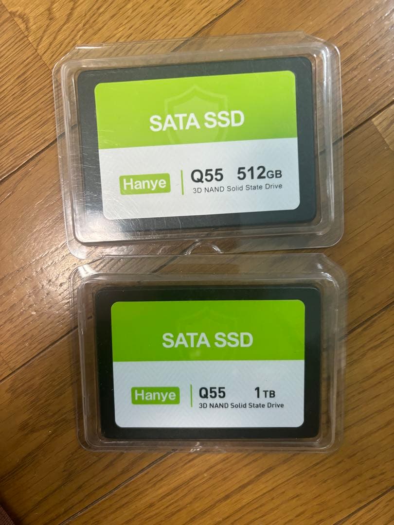 Hanye Q55 SATA SSD 512GB 1TBセット