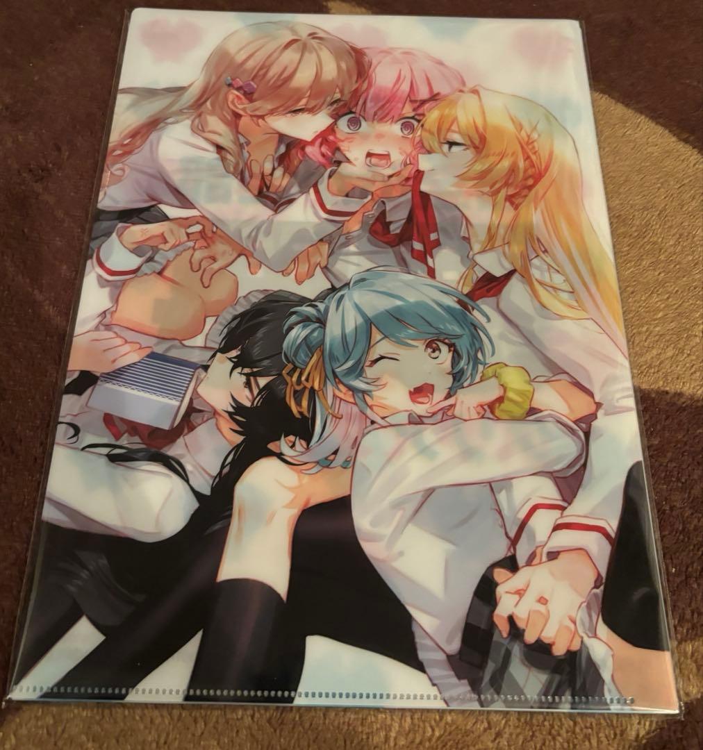 わたなれ コミケ C107 れな子が全部悪いクリアファイル 紫陽花色紙 缶バッジ