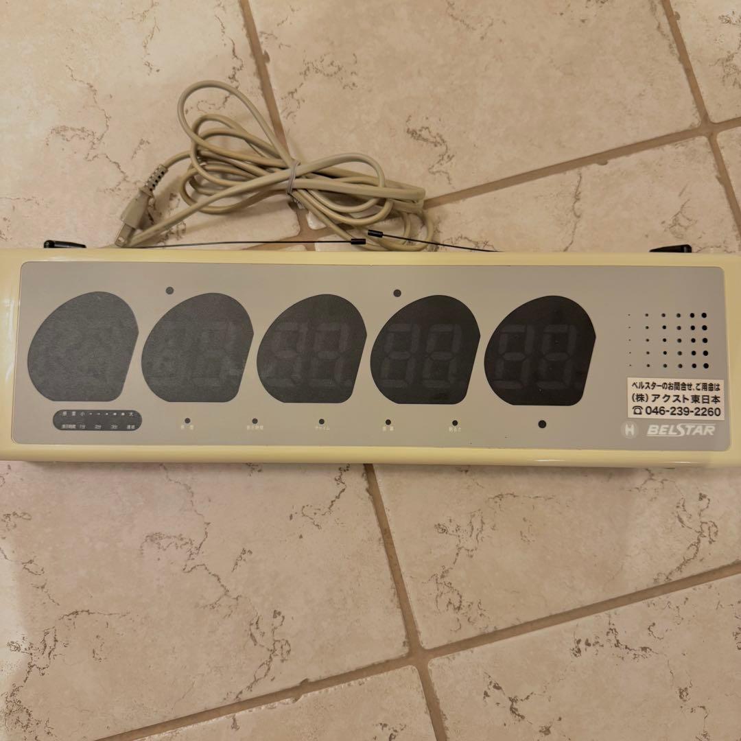 【動作品】BELSTAR 受信表示機 ナンバー消機 送信機×38個 飲食店ベル