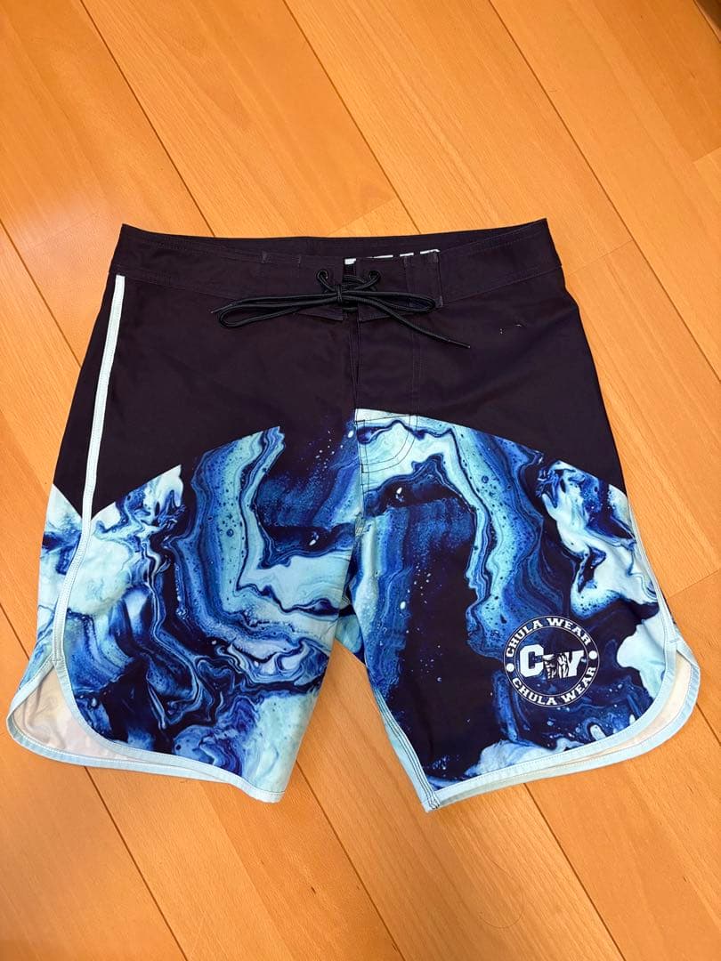 CHULA WEAR マーブル模様 ボードショーツ