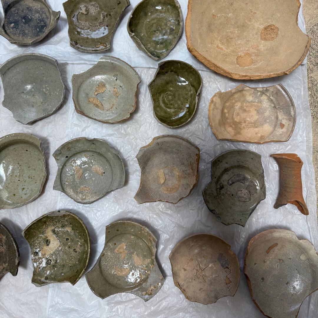 古唐津 陶片46点 原明窯 山瀬窯 小森谷窯 阿房谷窯 錆谷窯など まとめ売り