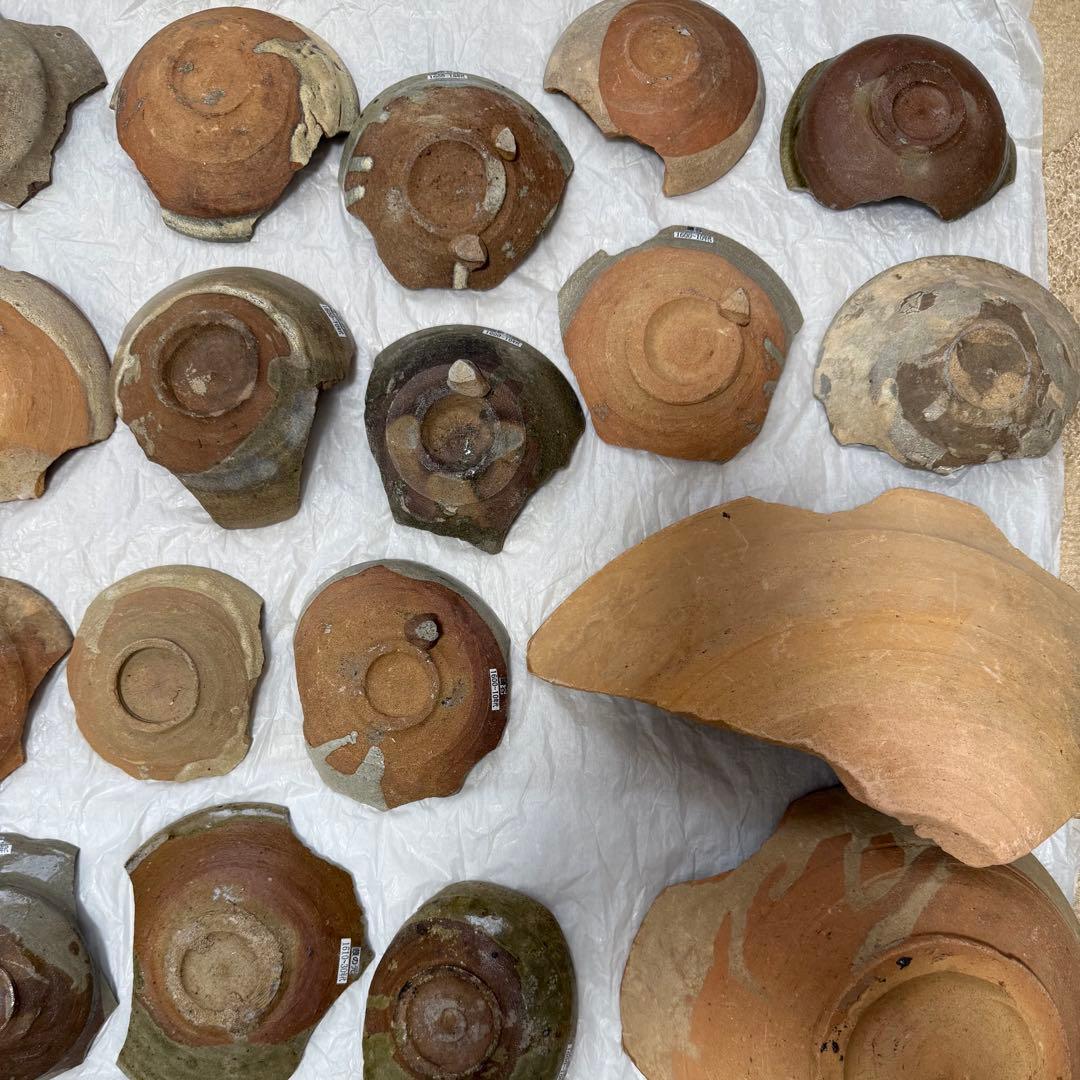 古唐津 陶片46点 原明窯 山瀬窯 小森谷窯 阿房谷窯 錆谷窯など まとめ売り