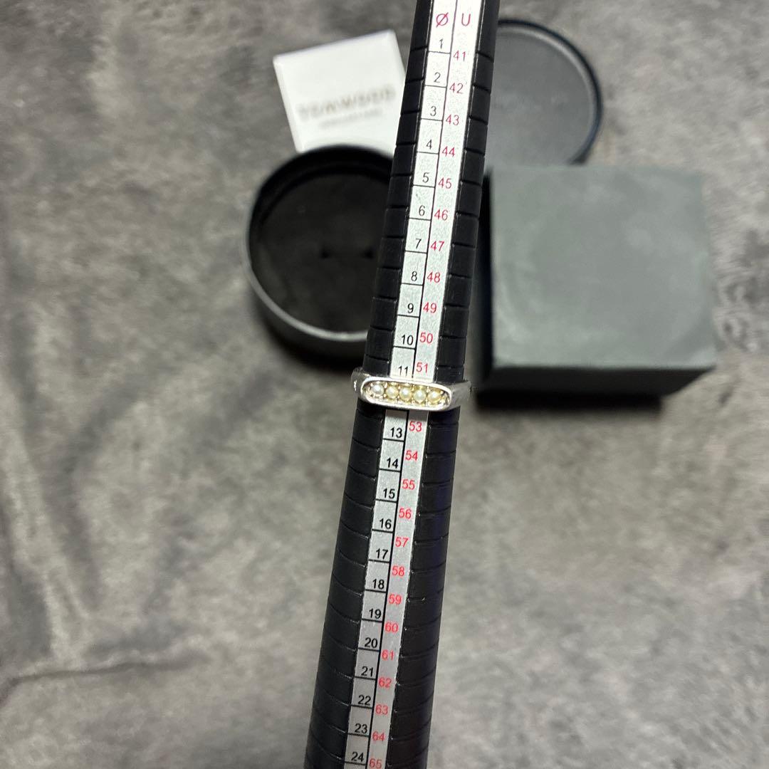 トムウッド　リング　パール　指輪　シルバー　0801