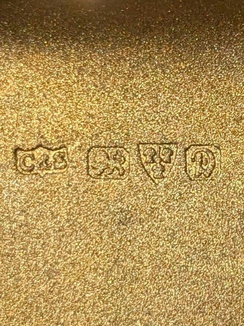 1900年代 英国 アンティーク 純銀製 シガレットケース 80g