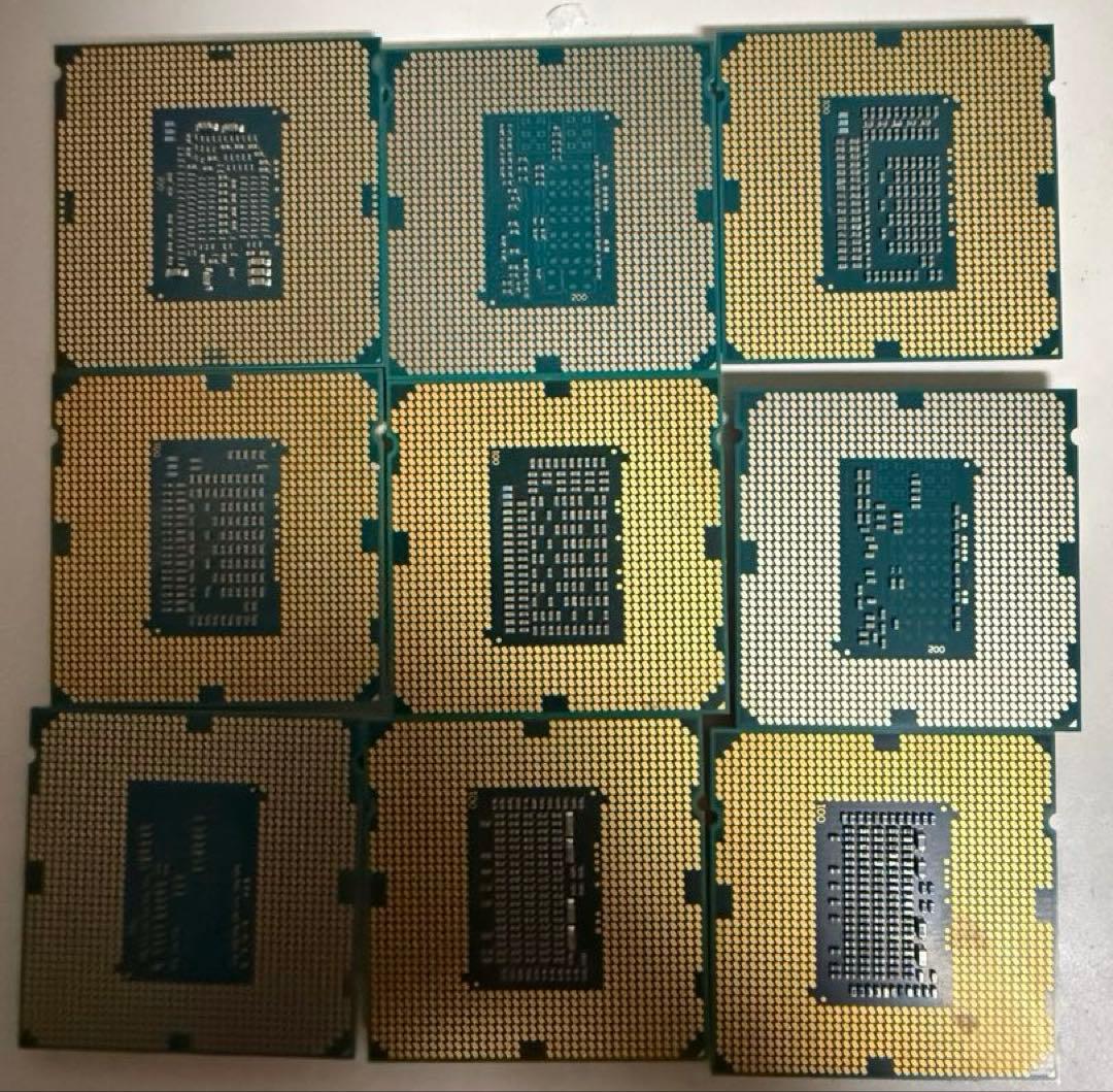 Intel CPU セット 9個　i7 i5 i3 まとめ売り　インテル