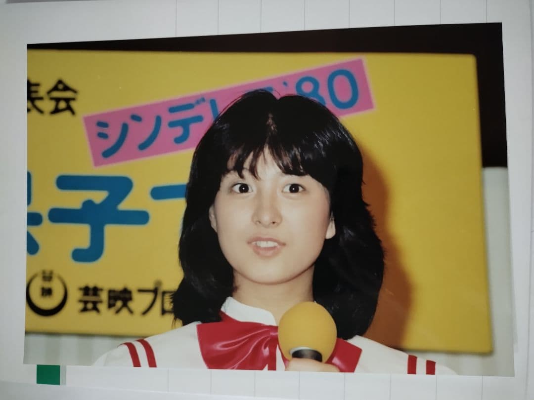 河合奈保子 超大判 B4相当 生写真 15