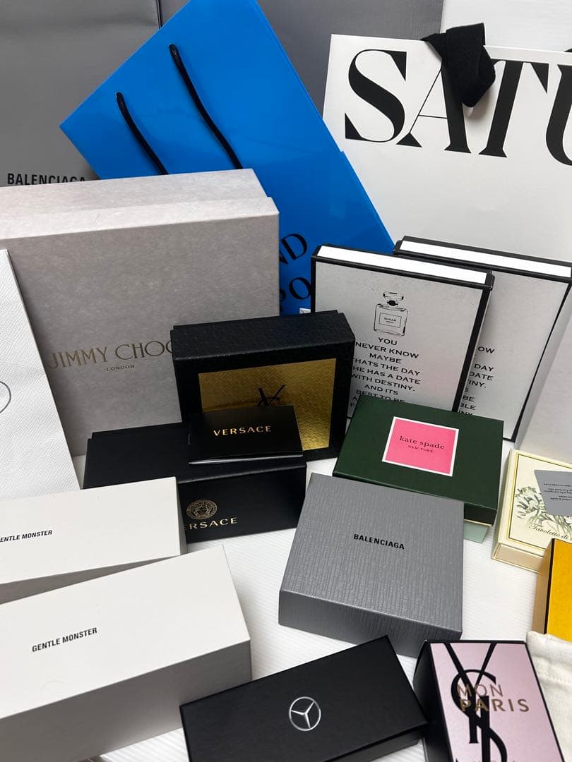 FENDI DIOR VERSACE その他空箱、ショッパーなど まとめ売り