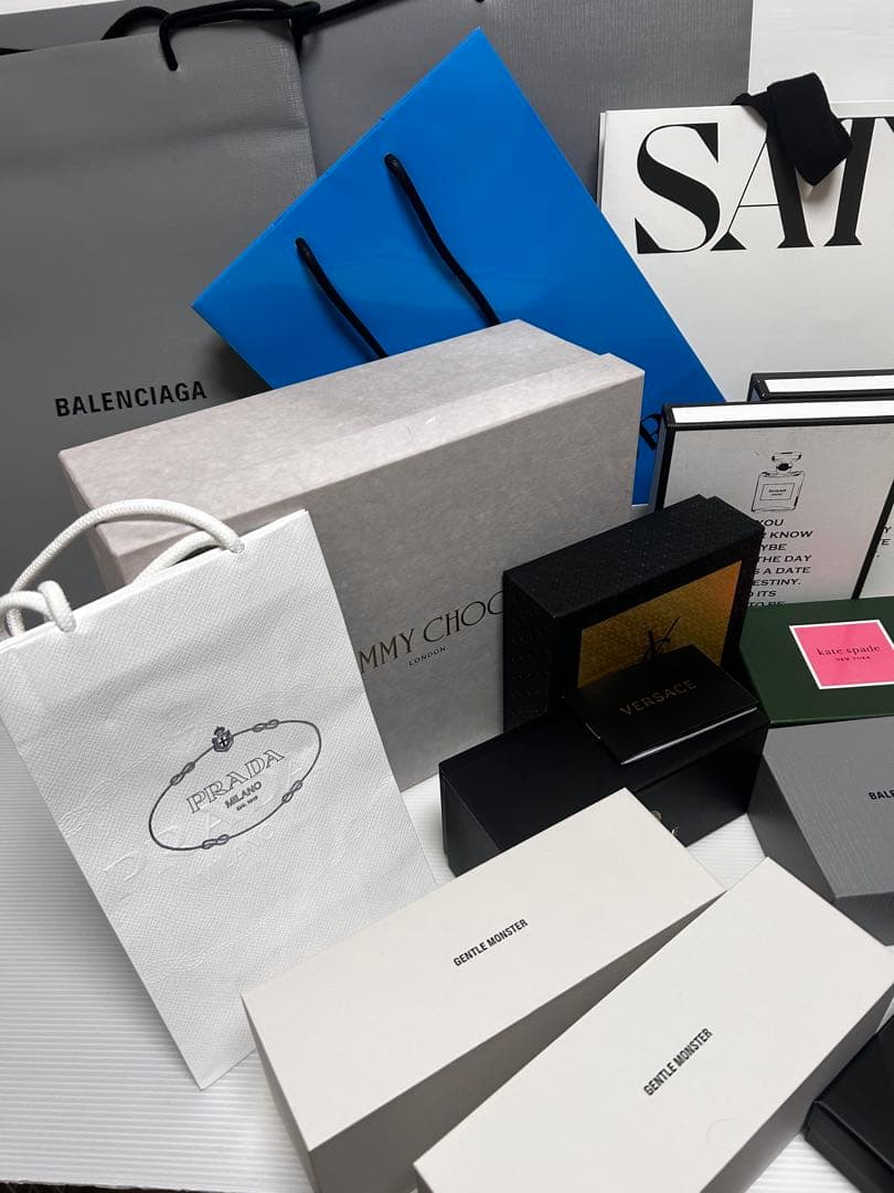 FENDI DIOR VERSACE その他空箱、ショッパーなど まとめ売り
