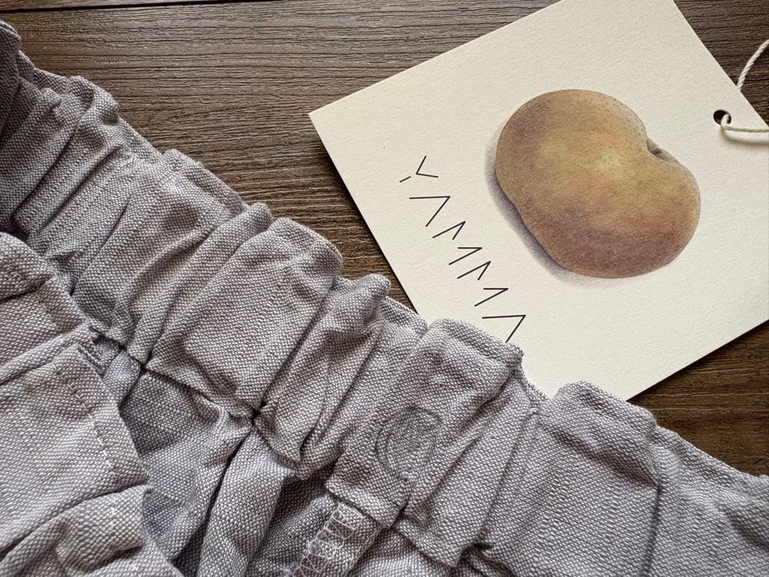 ꕤ極美品ꕤYAMMA ヤンマ産業　会津木綿キュロット③ロングロング丈 白灰